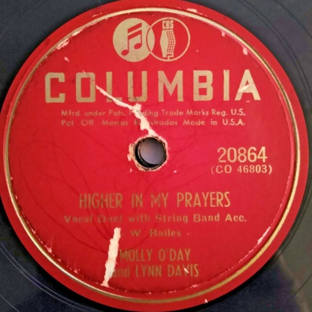 Molly O'Day Lynn Davis Appalachian Roots Music Bluegrass Gospel 78 RPM
